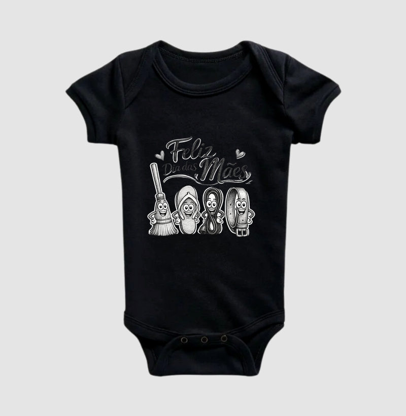 Feliz Dia das Mães - Body Infantil