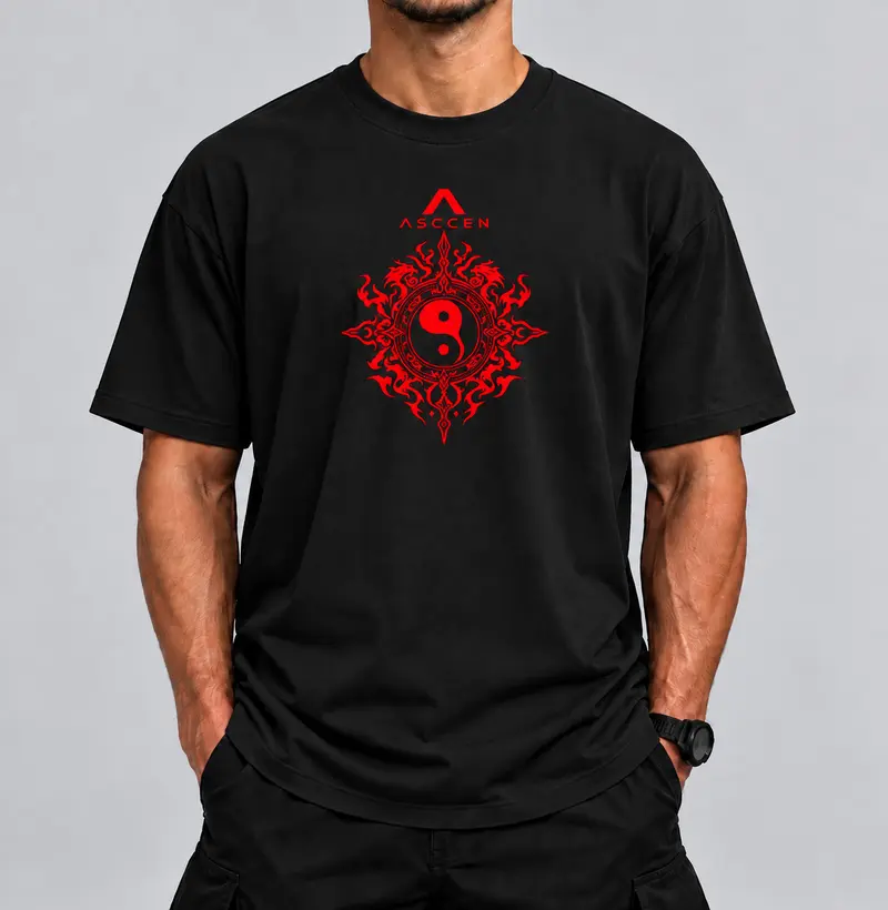 CAMISETA OVERSIZED BEM E O MAL