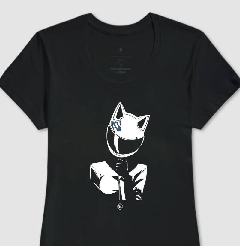 Camiseta motociclista Cat