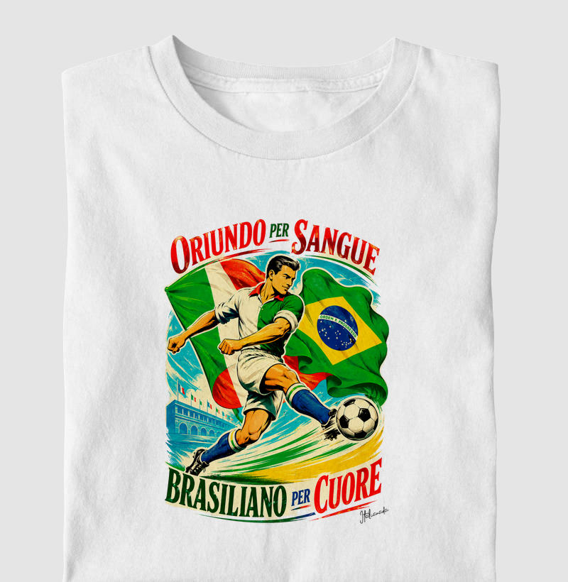 ORIUNDO PER SANGUE, BRASILIANO PER CUORE (Descendente por sangue, brasileiro de coração)