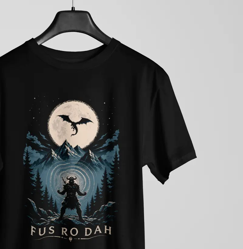 Camiseta - "Fus Ro Dah!"