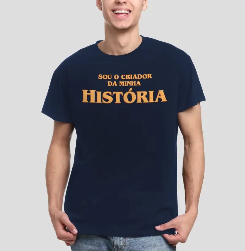 Camiseta Criador da minha história