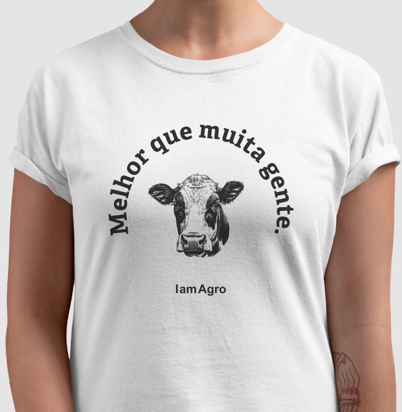 Camiseta Agro - Melhor que muita gente