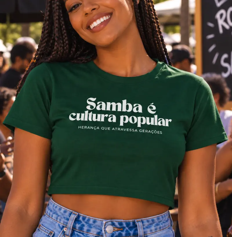 Samba é cultura popular