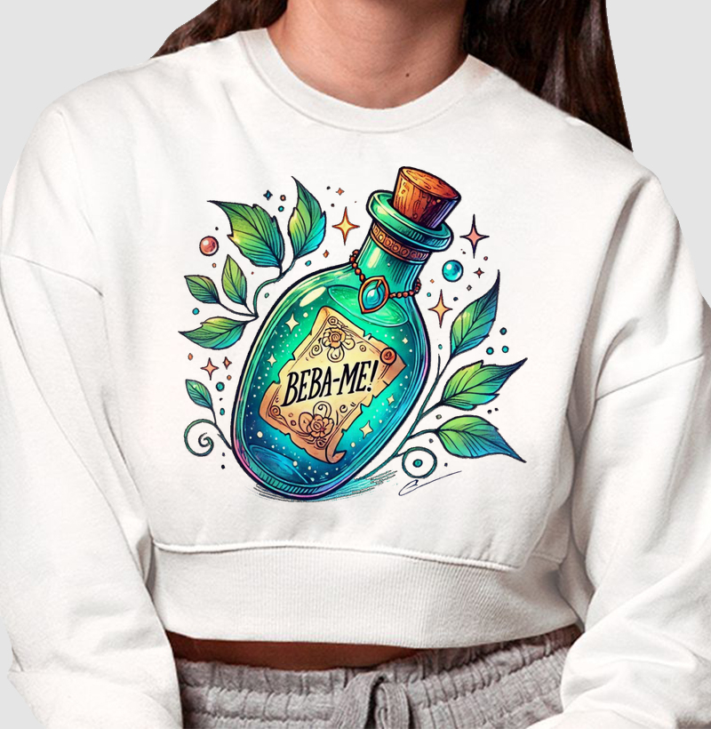 Cropped Moletom - Luxúria - Beba-me