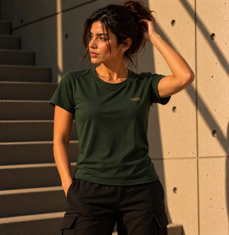 TRM Timeless Tee Feminina Green - Camiseta