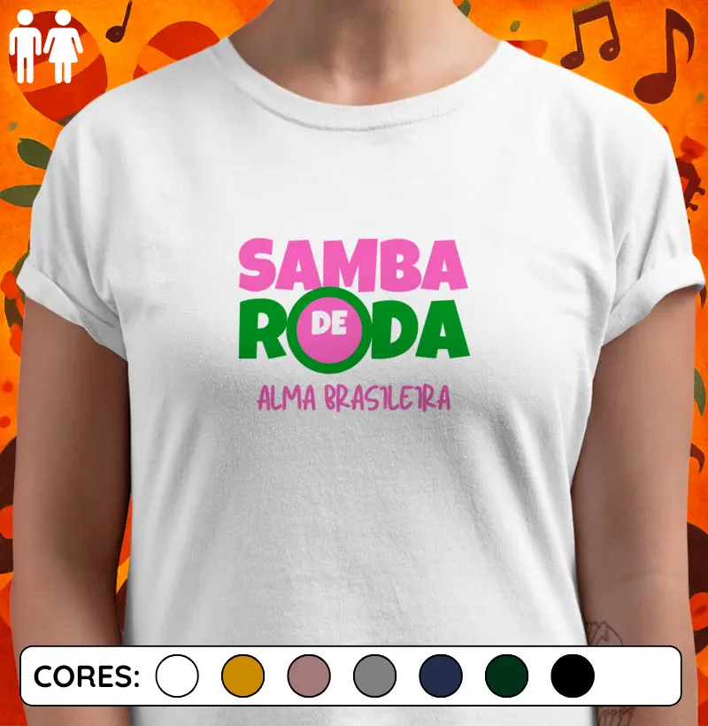 Samba de Roda, Alma Brasileira - verde e rosa