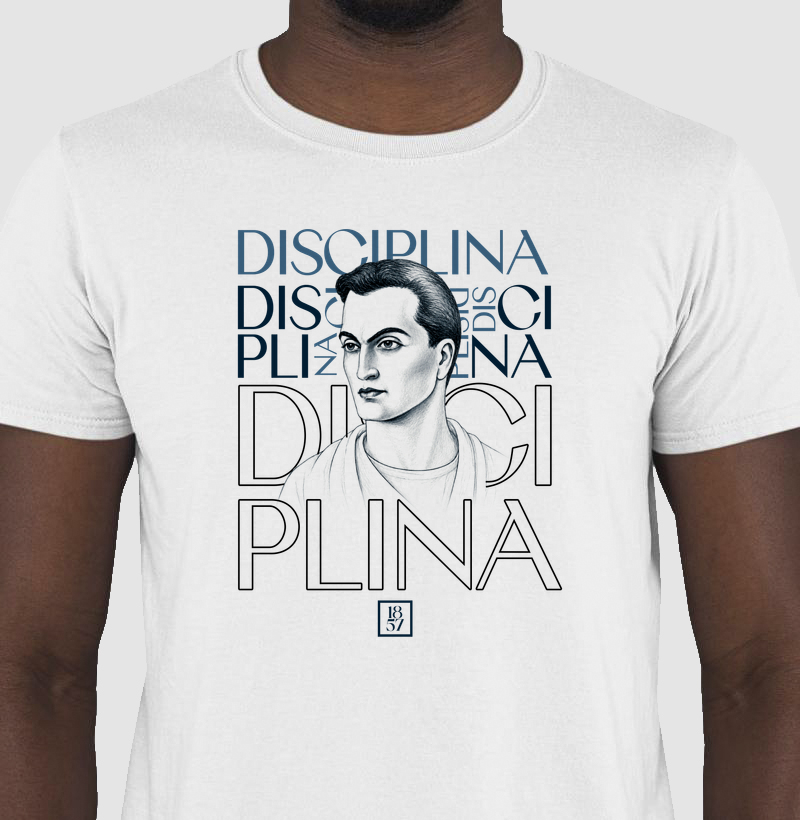 Camiseta Espírita Disciplina e Transformação