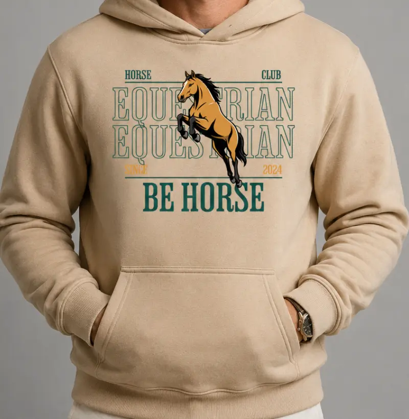 Equestrian Be Horse Hoddie 