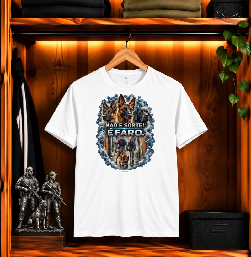 Não é sorte! É faro. (v2) - Camiseta
