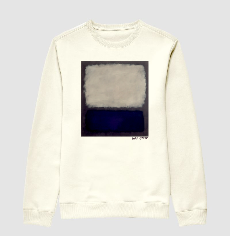 Blue and Gray - Rothko - Suéter Moletom