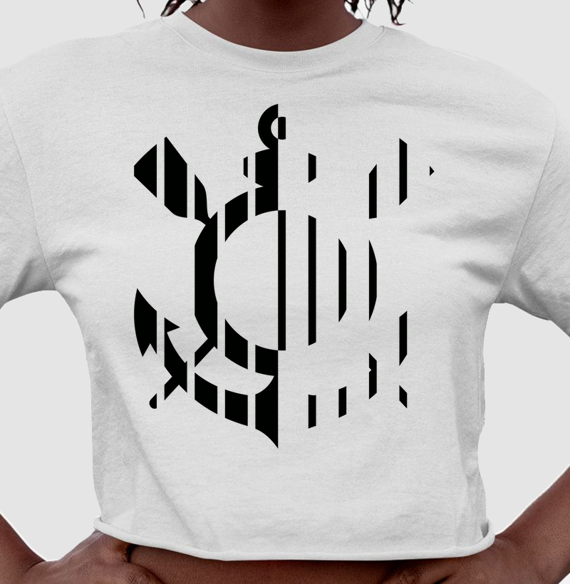 Cropped Timão Line Art