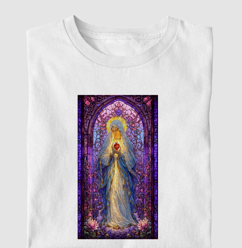 Maria em vitral