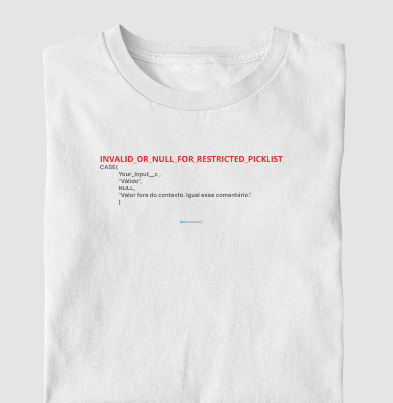 Invalid or Null for Restricted Picklist