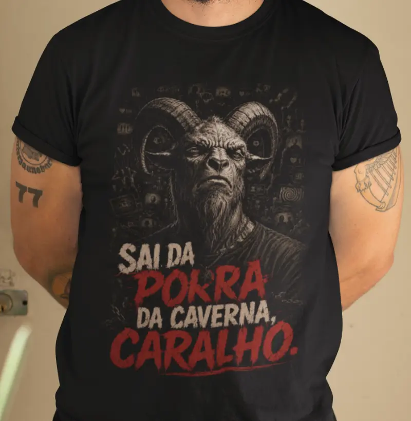SAI DA PORRA DA CAVERNA CARALHO