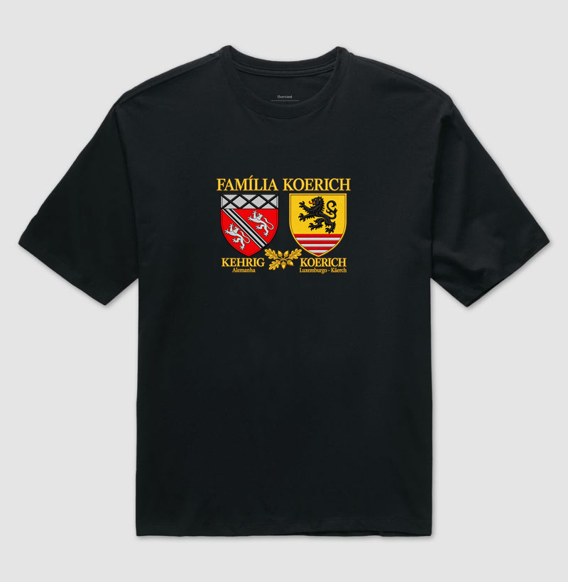 Família Koerich - Camiseta Oversized