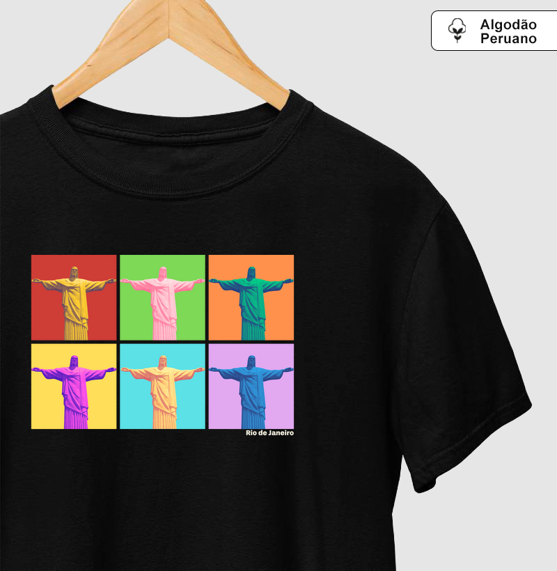 Camiseta Rio de Janeiro Pop – Cristo Redentor