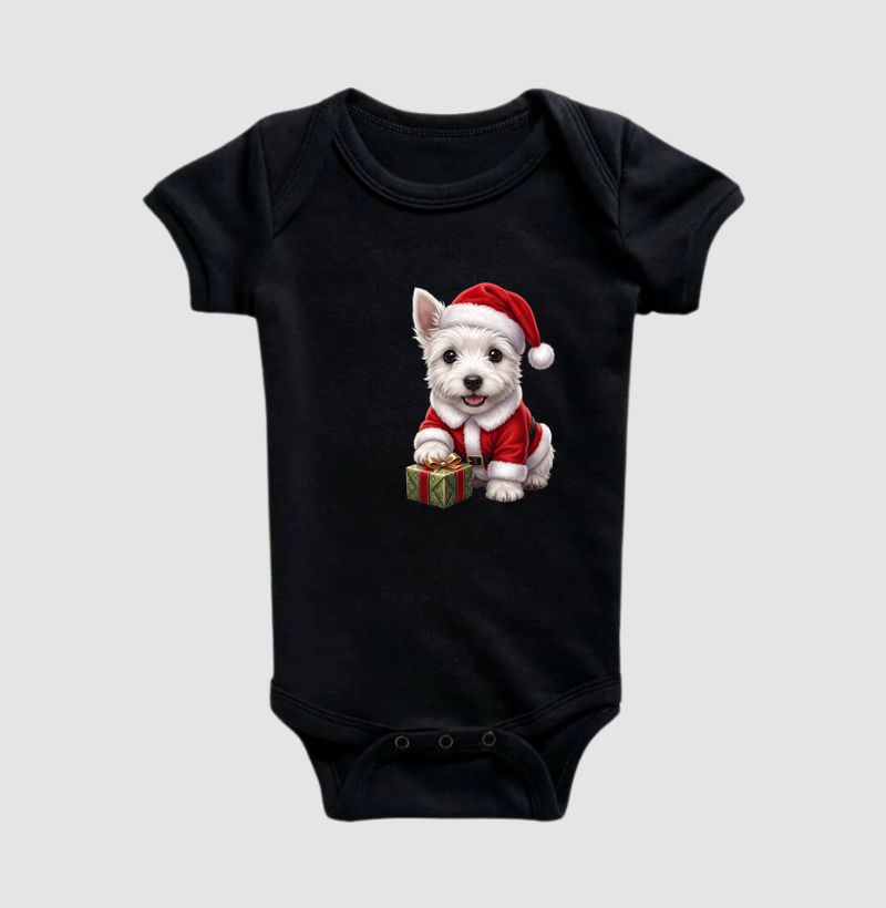 West Highland White Terrier - Natal - Body Infantil