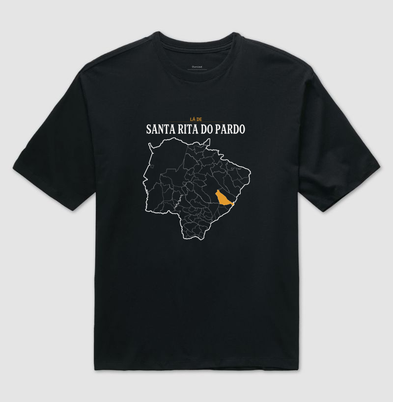 Santa Rita do Pardo | Território MS - Camiseta Oversized