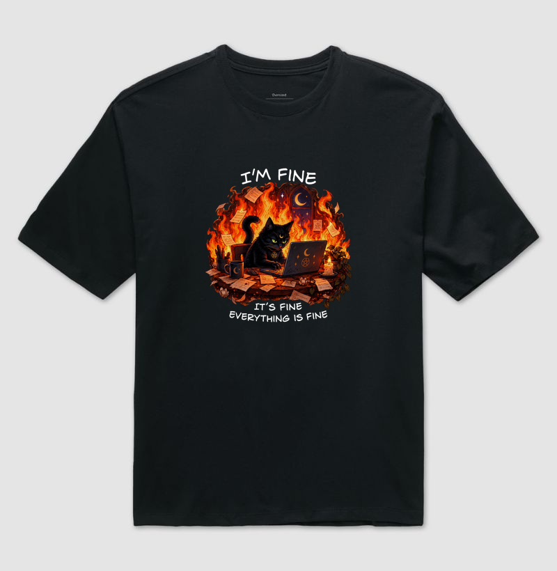 I’m fine - Camiseta Oversized