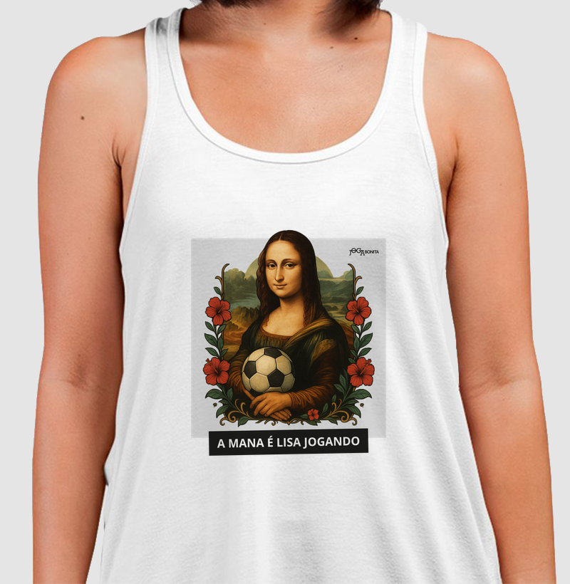 A Mana é Lisa Jogando — Mona Lisa - Regata