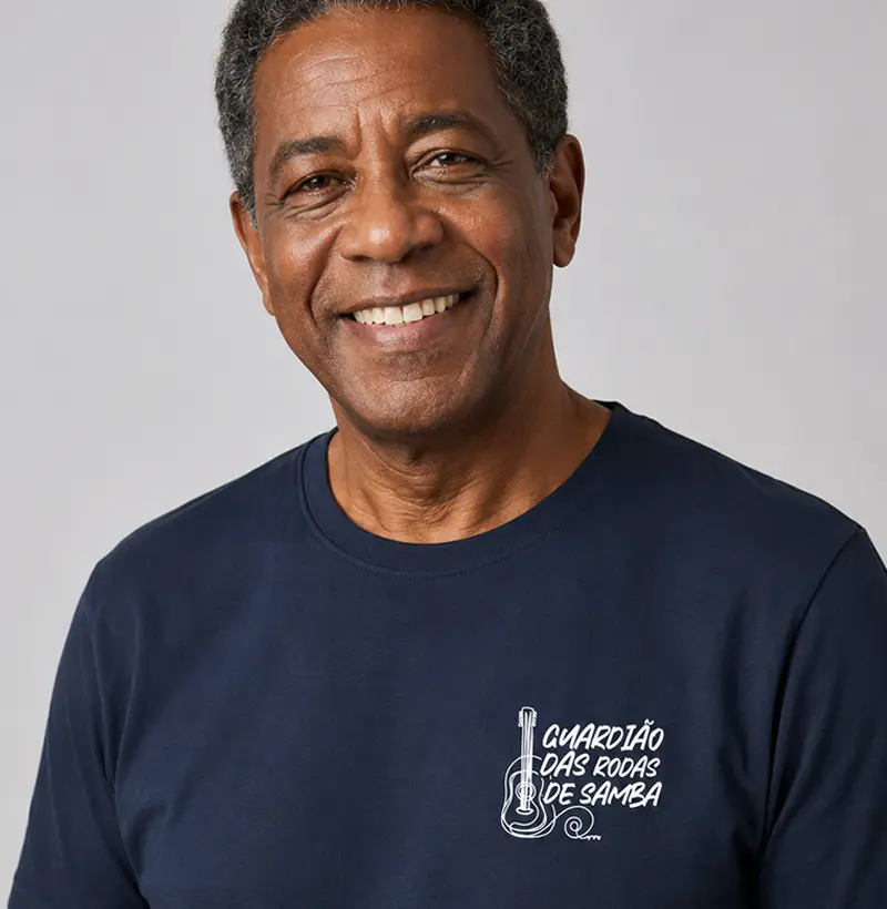 Pai guardião das rodas de samba