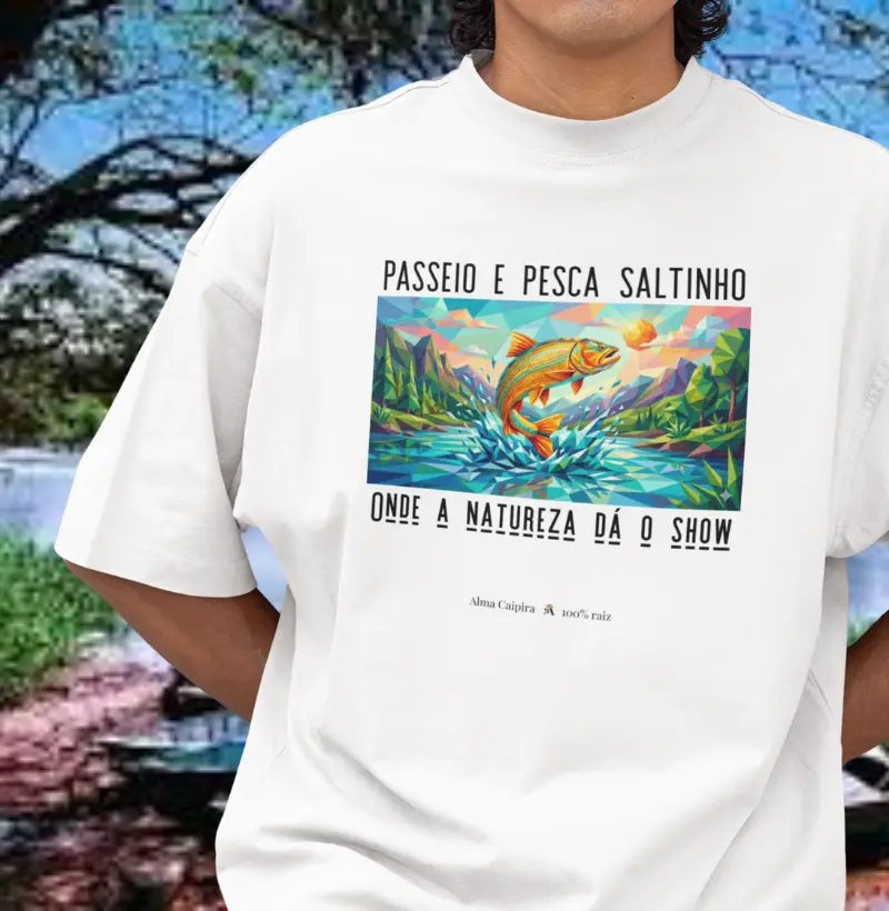 Passeio e pesca Saltinho, onde a natureza da o show