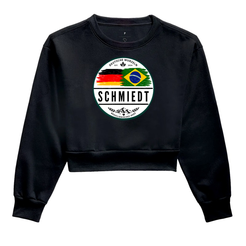 Schmiedt – Herança Alemã em Destaque - Cropped Moletom