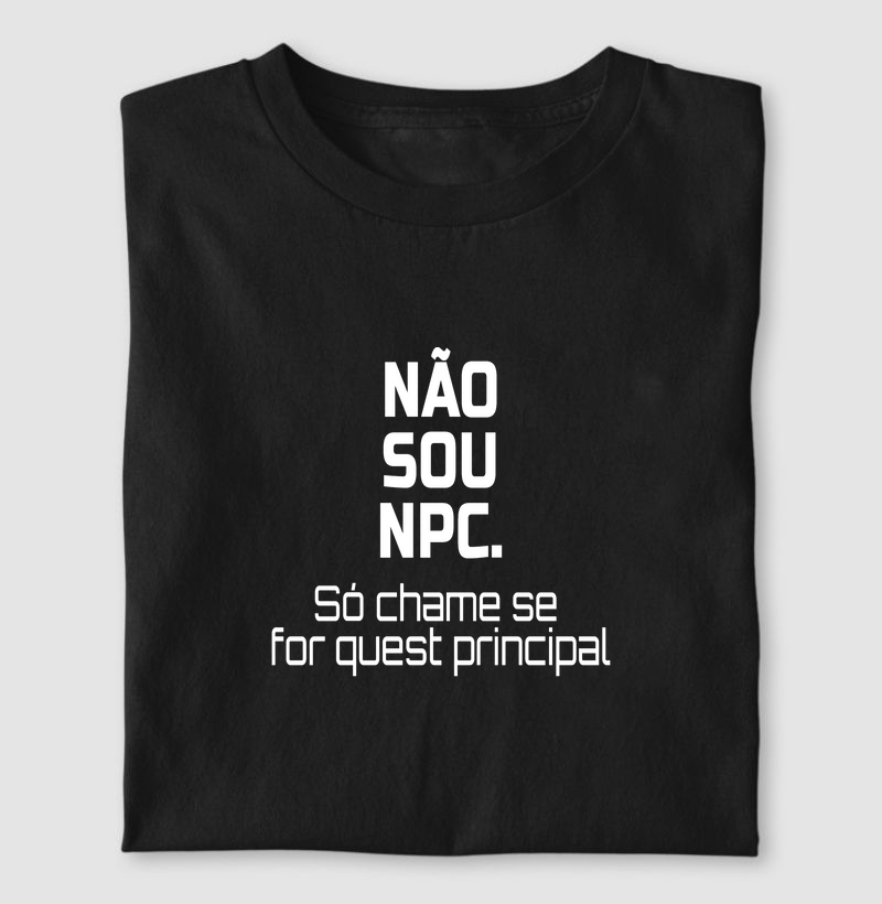 Só Chame se For Quest Principal – Não Sou NPC
