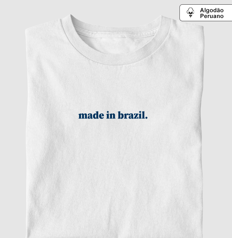 Camisa do Brasil - Made in Brazil | Algodão Peruano