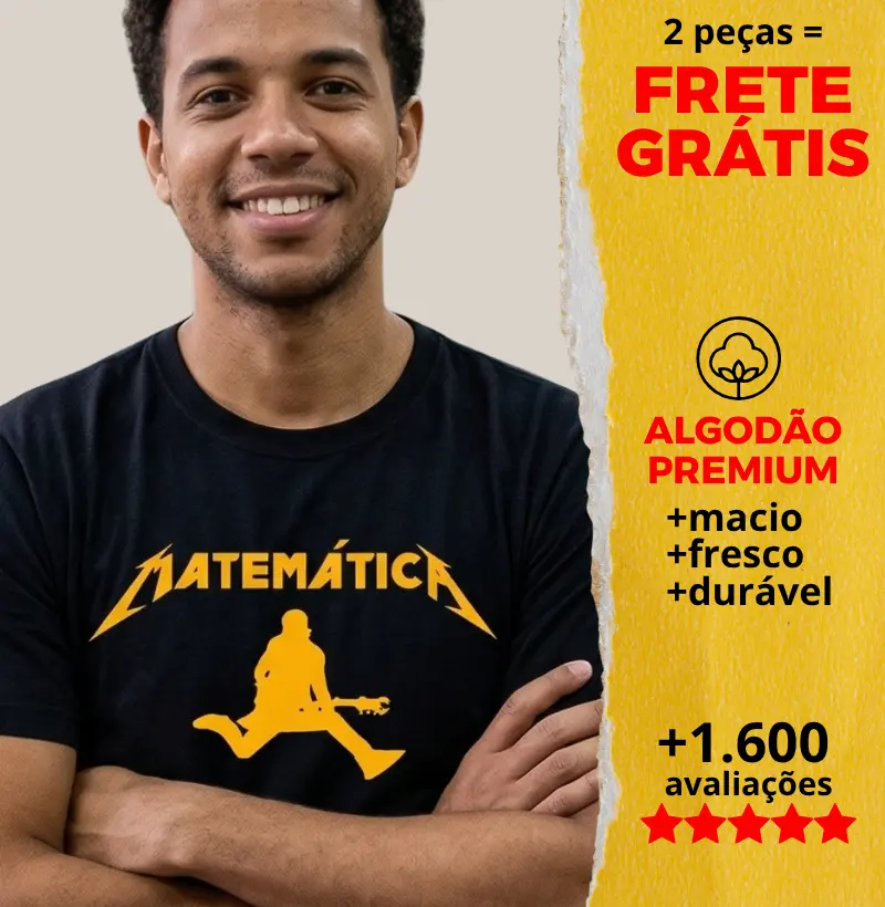 Camiseta Matemática