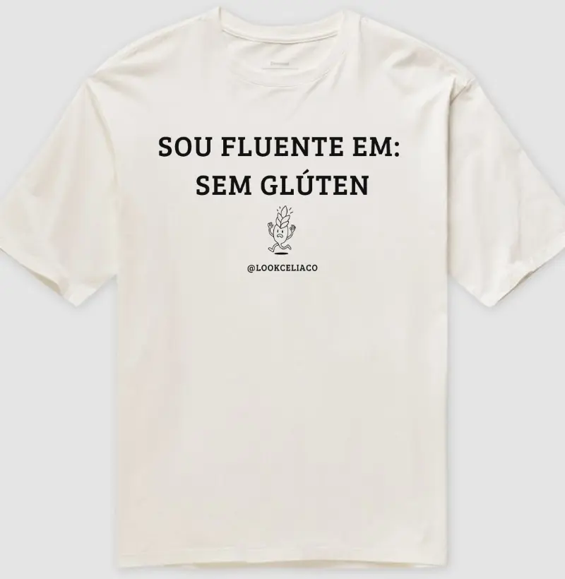 Sou fluente em: Sem glúten