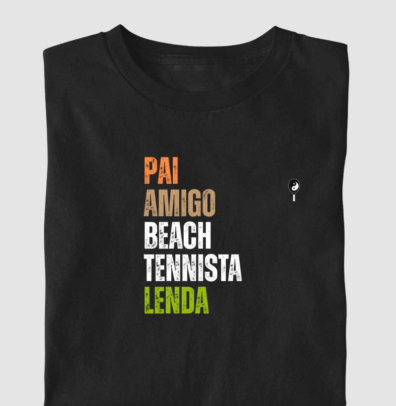 Pai Amigo Beach Tennista Lenda