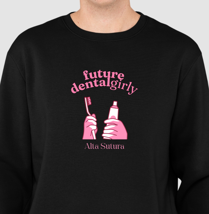 Suéter Moletom Unissex - Future Dental Girly