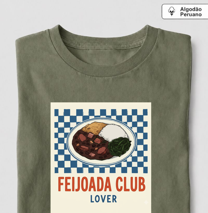 Feijoada Club Lover Pima - Camiseta Algodão Peruano