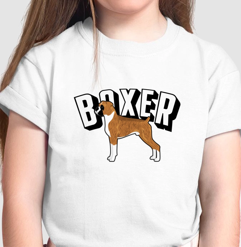 Camiseta Infantil Boxer Tigrado