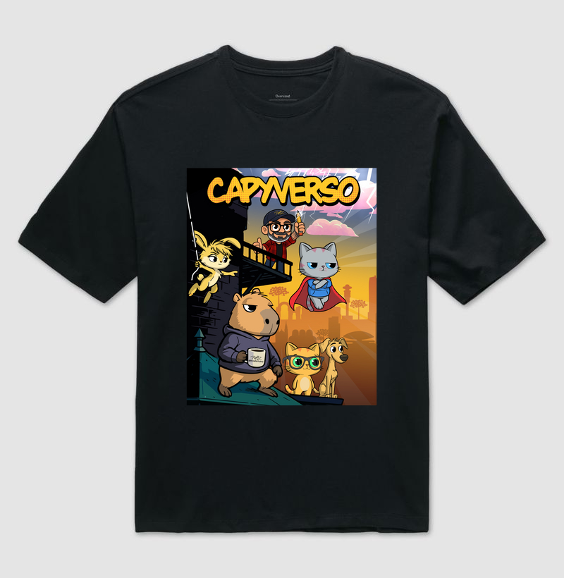 Camiseta Capyverso edição especial 1 - Camiseta Oversized