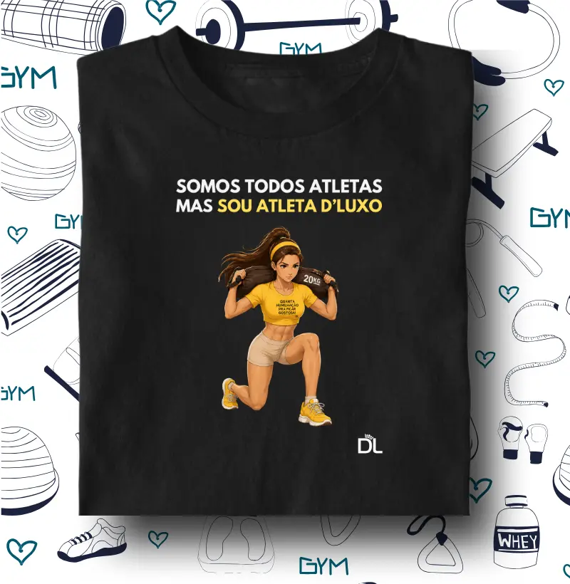 Somos todos atletas 2 - Camiseta Algodão Peruano