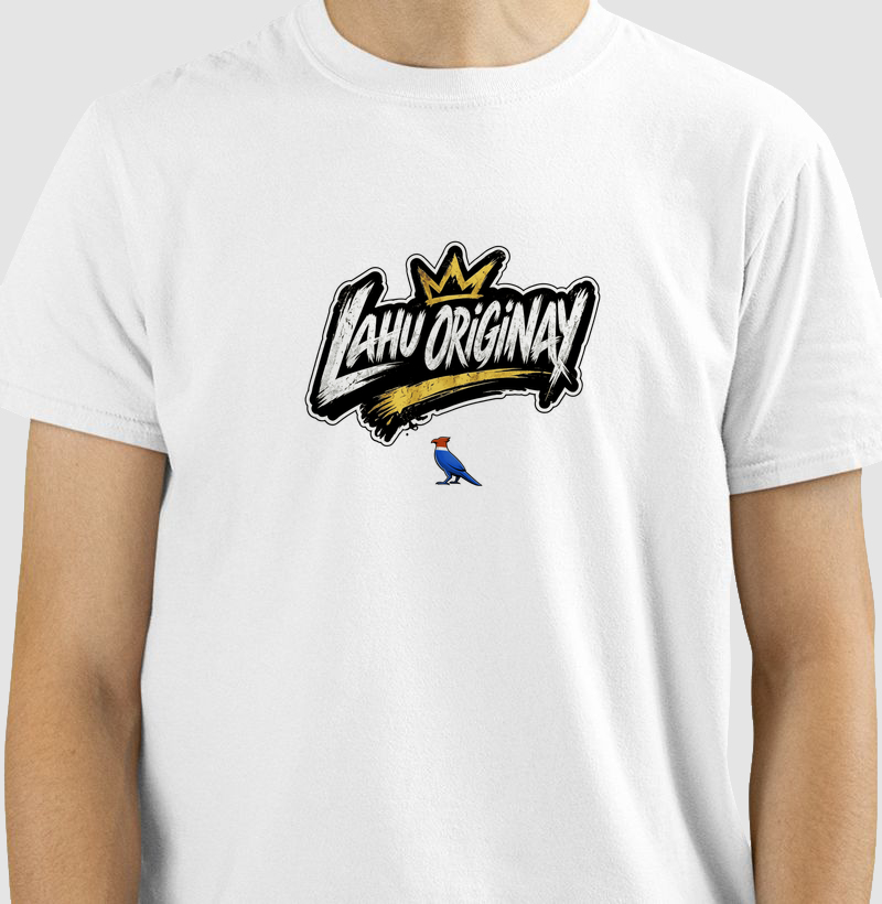 💥 Essa estampa é Ideal para quem vive o streetwear de verdade — ousado, criativo e dono do próprio estilo. ✨ Vista “Lahu Originay” e mostre que a sua essência é única, original e real.  - Camiseta