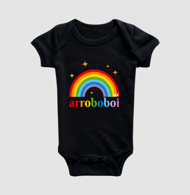 Arroboboi - Arco-íris  - Body Infantil