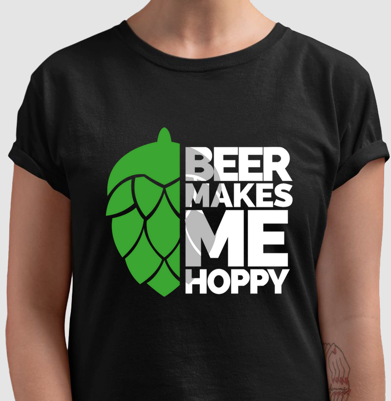 Beer makes me hoppy