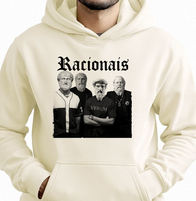 Moletom Hoodies Racionais da Filosofia