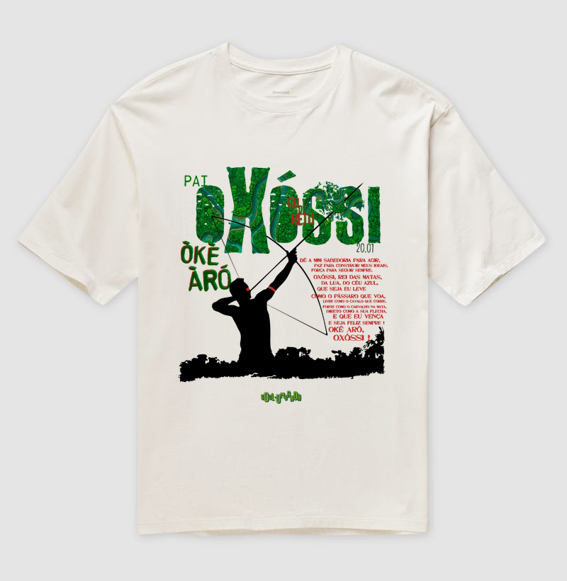 oversized OXÓSSI oração unissex