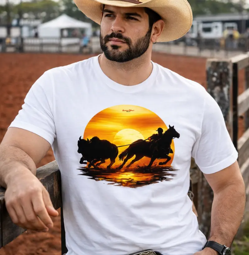 Camiseta "Meu esporte é Vaquejada" |OxenteWear