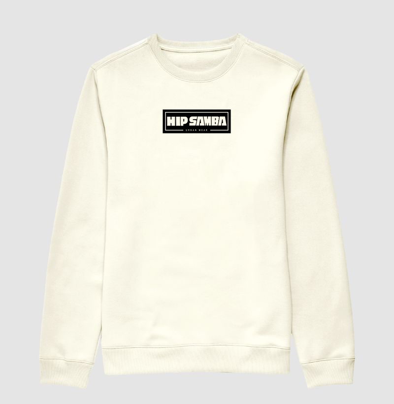 Suéter moletom oversized logo