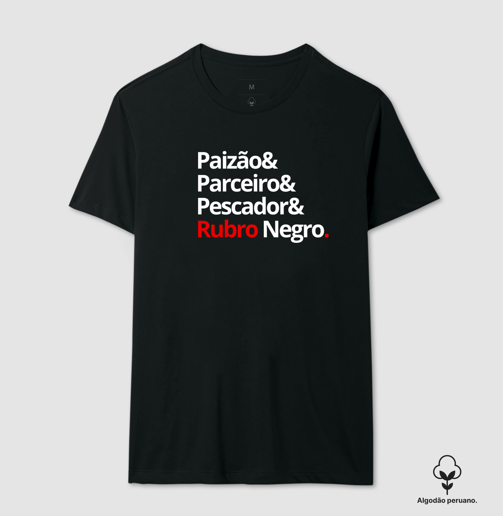 PAIZÃO RUBRO NEGRO - CAMISETA PREMIUM