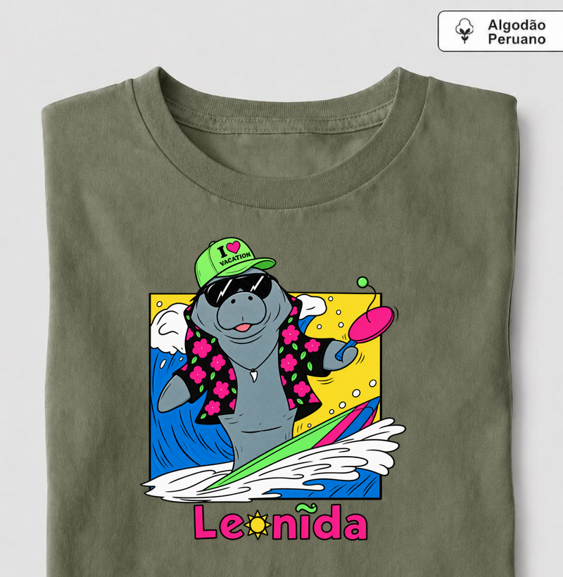 Camiseta GTA 6 Jason – Leonida Surf com Peixe Boi / Manatee