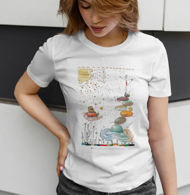 Camiseta Adulto Equilíbrio by Kênia Bueno