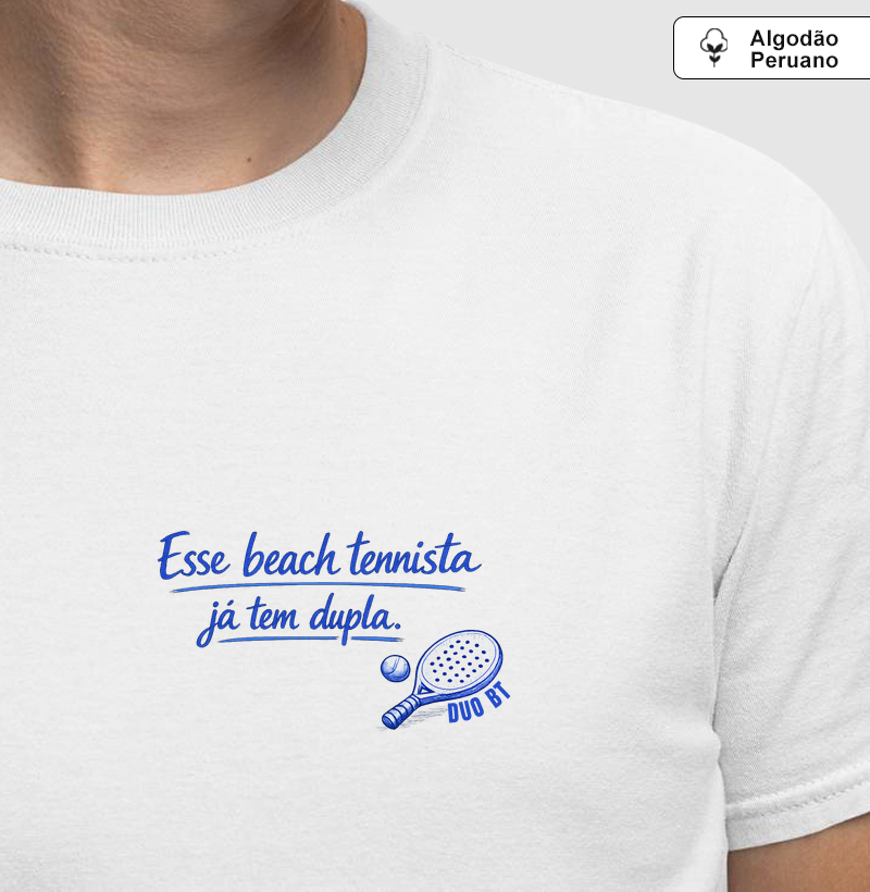 Esse beach tennista já tem dupla