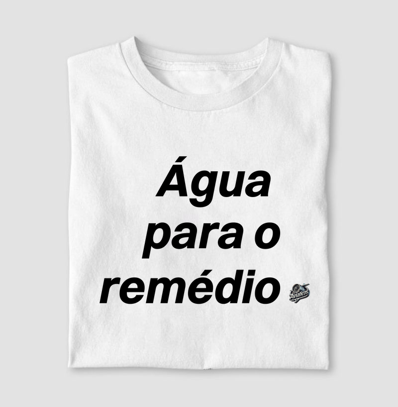 Água para o remédio